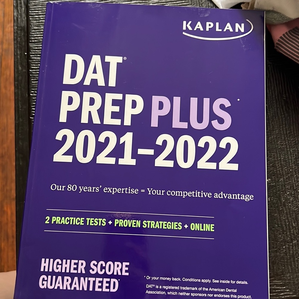 DAT PREP BOOK 2021-2022